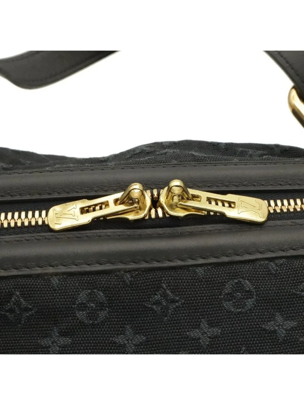 Louis Vuitton Monogram Mini Louise Boston Bag Canvas Blue